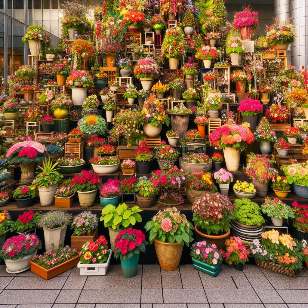 Container Gardening: 1. Astounding flower shows at Cultural Park during holidays. No text.
