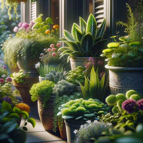 a wide variety of containers are available for gardening