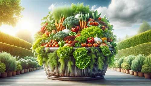 vegetable container garden